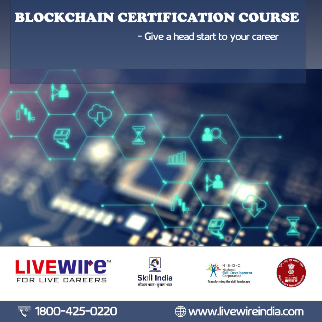 Blockchain certification course in LIVEWIRE